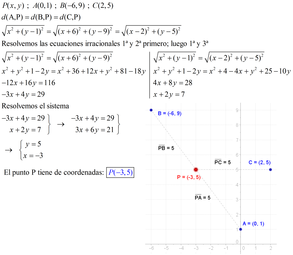 r 009pb sol geo analitica
